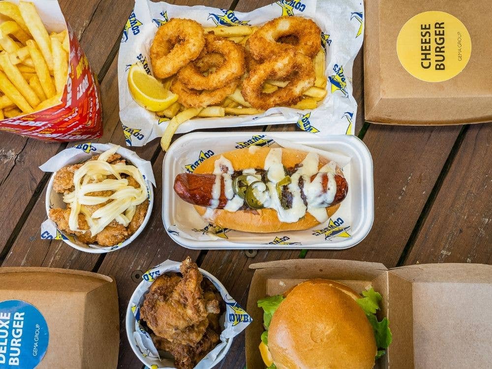 Food selection at Queensland Country Bank Stadium
